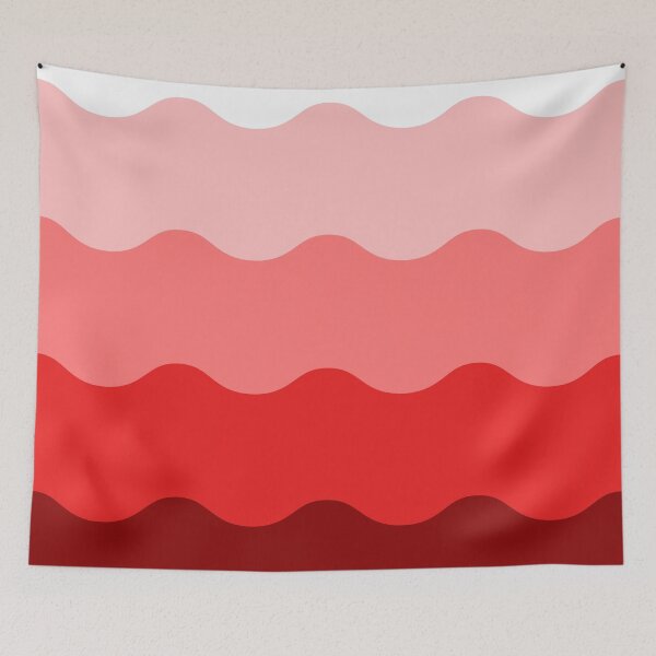 Item preview, LightPink Thick Ombre Waves designed and sold by ImageNugget.