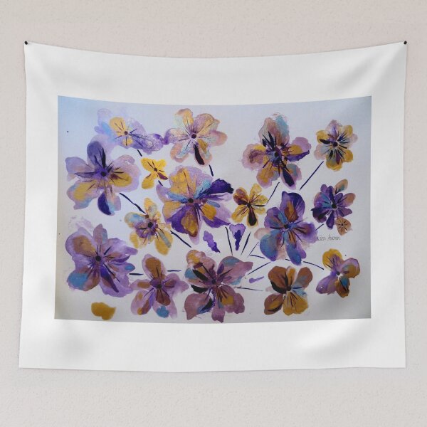 Item preview, purple_and_gold_flora_by_geaausten-dk designed and sold by Gea Austen.