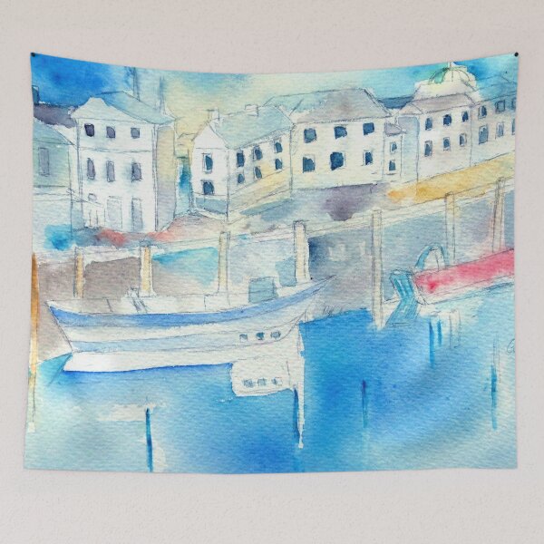 Item preview, Bideford on a sunny day 1A designed and sold by Gea Austen.