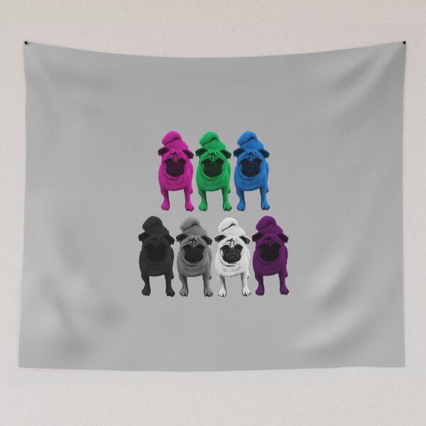 Item preview, Poly Ace Pride Pugs designed and sold by shaneisadragon.