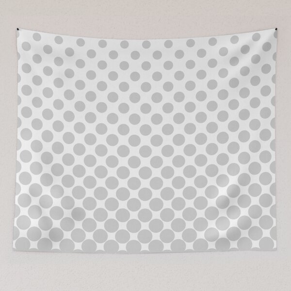 Item preview, LightGrey Gradient Ombre Polka Dots designed and sold by ImageNugget.