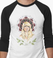 Mandala Girl Men's Baseball ¾ T-Shirt