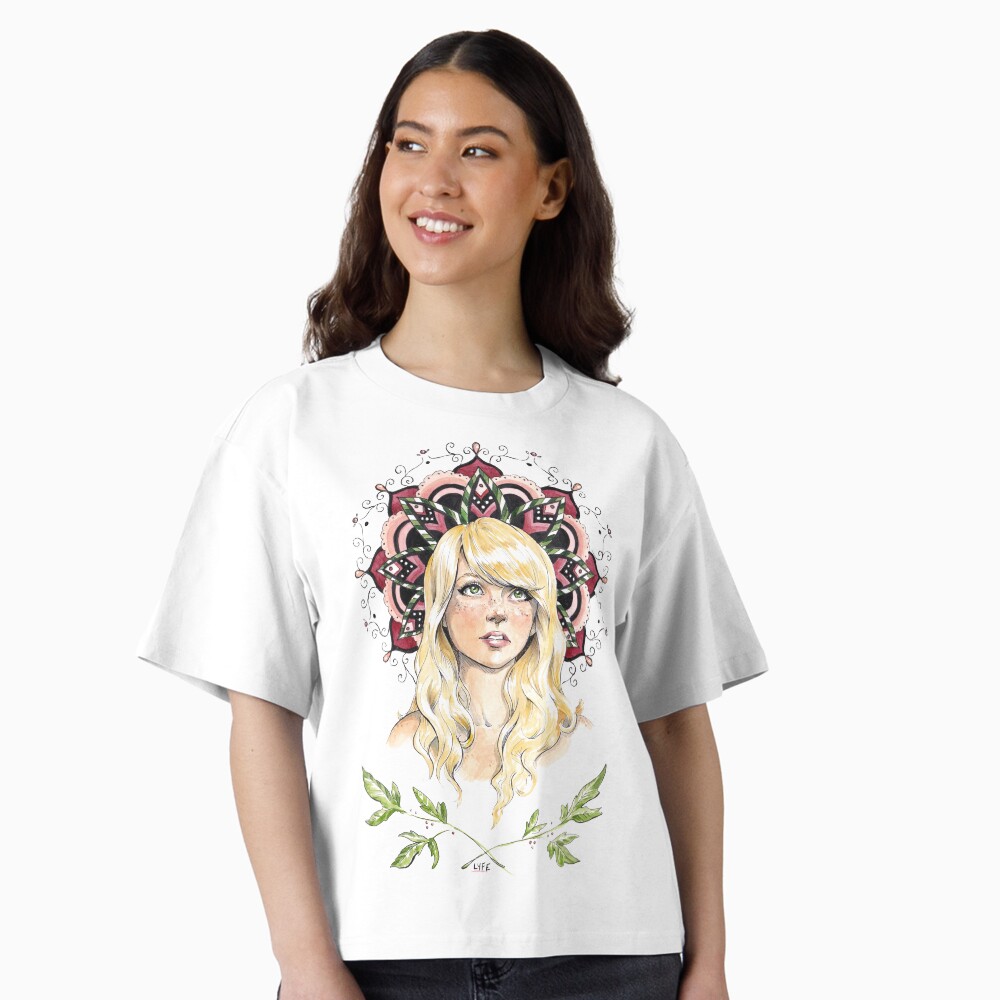 Vista previa del artículo con la obra «Camiseta holgada boxy», diseñado y vendido por LyFe.