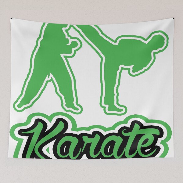 Item preview, Karate Side Kick Green designed and sold by yin888.