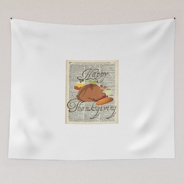 Item preview, Dictionary Art - Thanksgiving Turkey Vintage Style designed and sold by DictionaryArt.