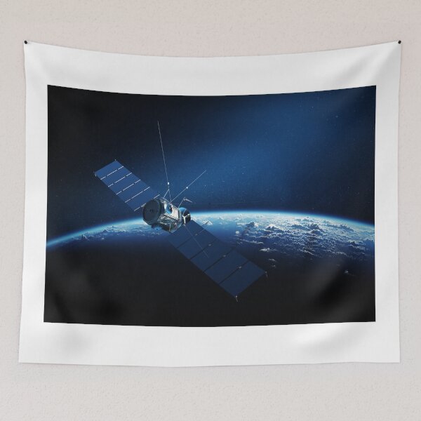 Item preview, Communications satellite orbiting earth designed and sold by Johan Swanepoel.