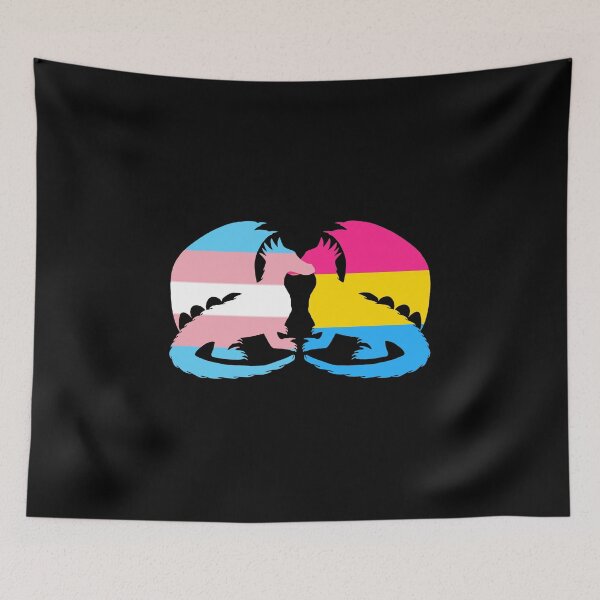 Item preview, Trans Pansexual Pride Dragons designed and sold by shaneisadragon.