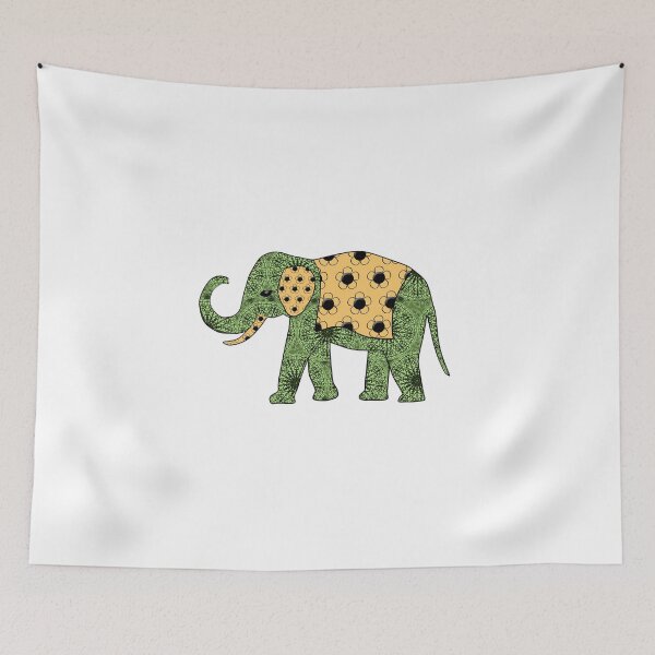 Item preview, Elephant in Green designed and sold by alliemac.