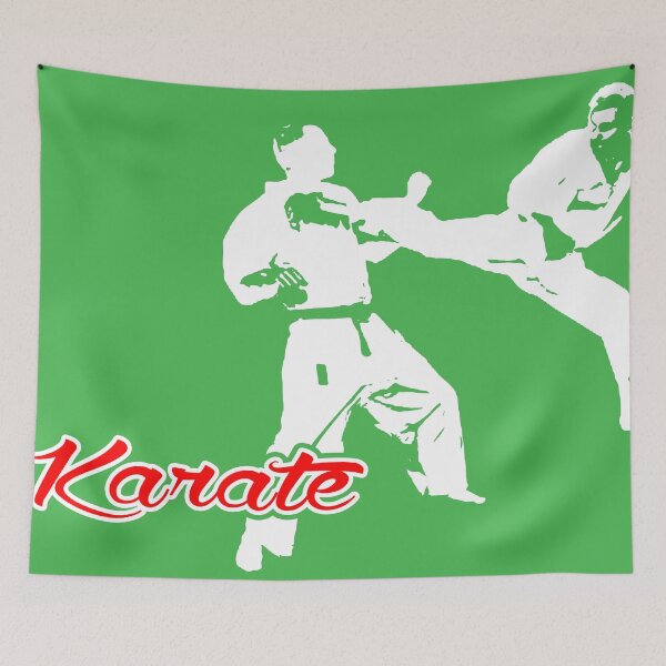 Item preview, Karate Jumping Back Kick Green  designed and sold by yin888.