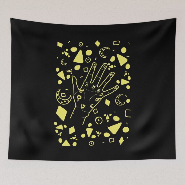 Item preview, Palmistry- Black & Yellow designed and sold by AJWhereArtThou.