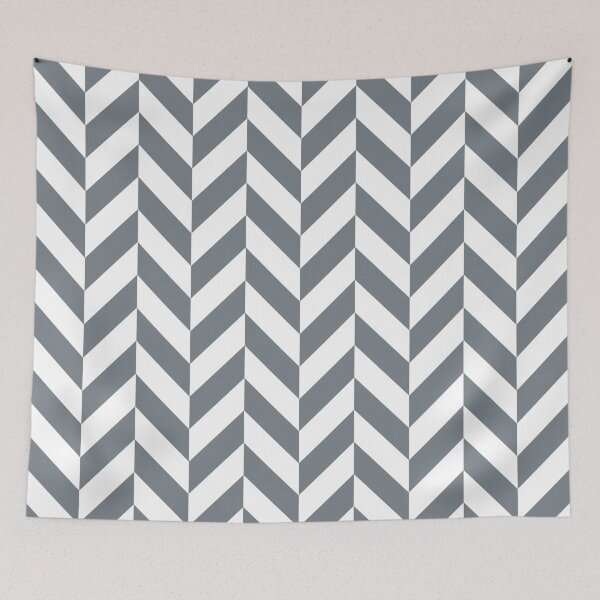 Item preview, CoolGrey Offset Chevrons designed and sold by ImageNugget.