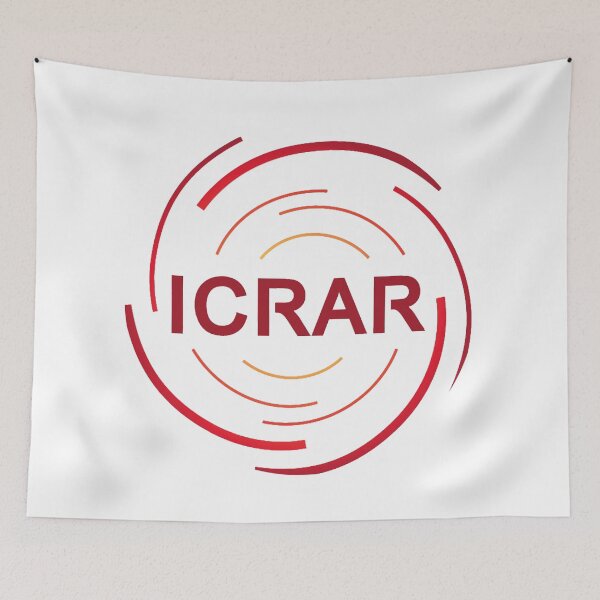 Item preview,  International Center for Radio Astronomy Research (ICRAR) Logo designed and sold by Nikki SpaceStuffPlus.