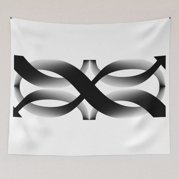Item preview, Infinity - White, seamless designed and sold by Fiona Doyle.