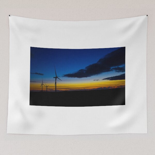 Item preview, Sunset at the Windfarm designed and sold by Tek-Photography.
