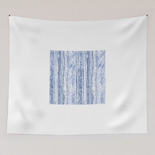 Item preview, Braided Hair in Ink Blue designed and sold by ThistleandFox.