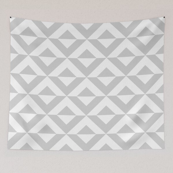 Item preview, LightGrey Square Diamond Chevron Pattern designed and sold by ImageNugget.