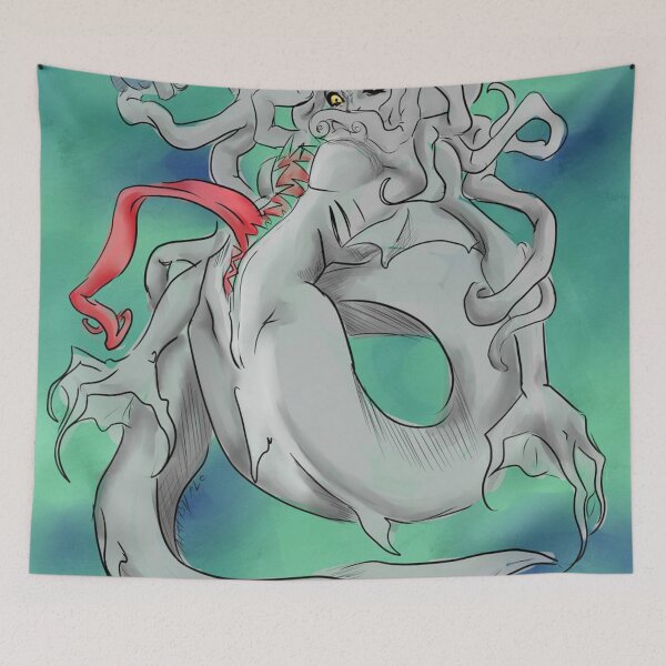 Item preview, mermaid designed and sold by aleushadrake.