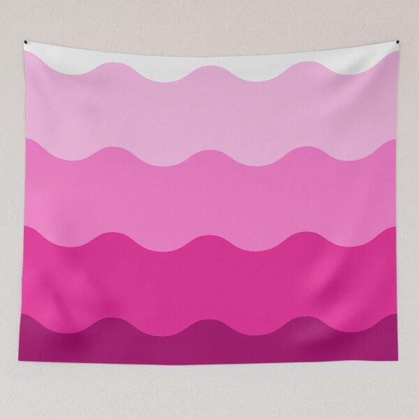 Item preview, HotPink Thick Ombre Waves designed and sold by ImageNugget.