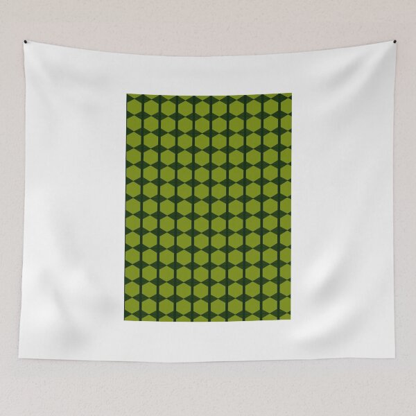 Aperçu de l'œuvre Emerald Hexagons créée et vendue par kpccrafty.
