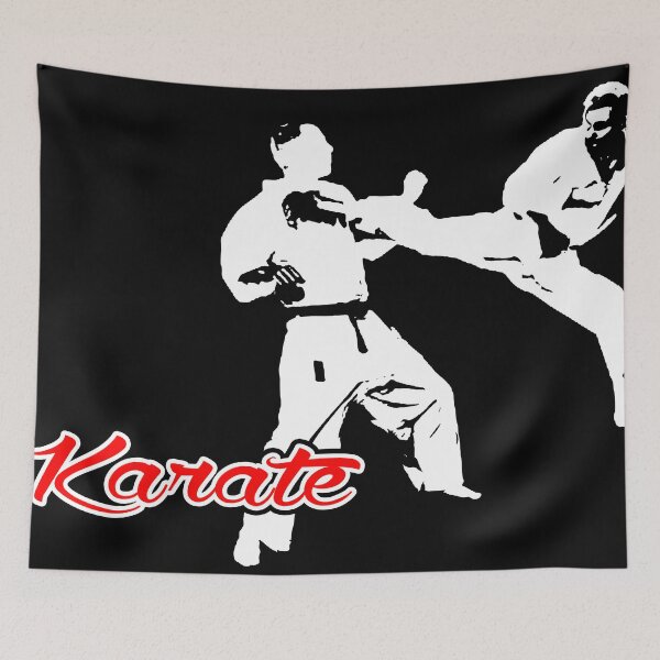 Item preview, Karate Jumping Back Kick Black  designed and sold by yin888.