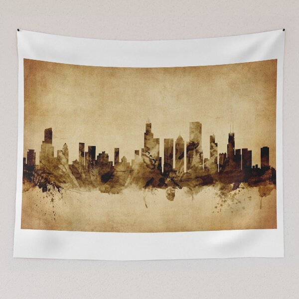 Item preview, Chicago Illinois Skyline designed and sold by ArtPrints.