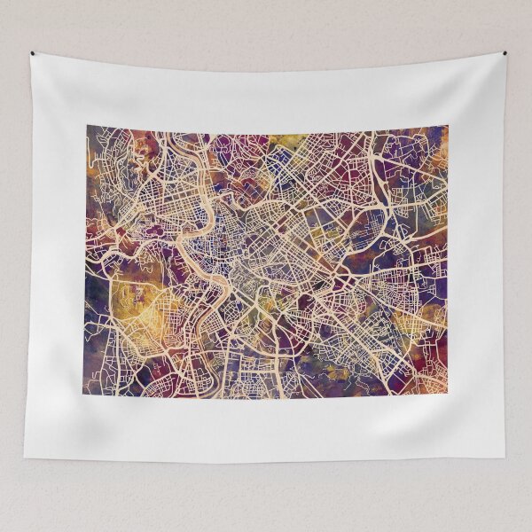 Item preview, Rome Italy City Street Map designed and sold by ArtPrints.