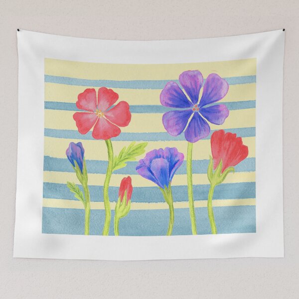 Item preview, Baby Blue Flower Bed designed and sold by Irina Sztukowski.