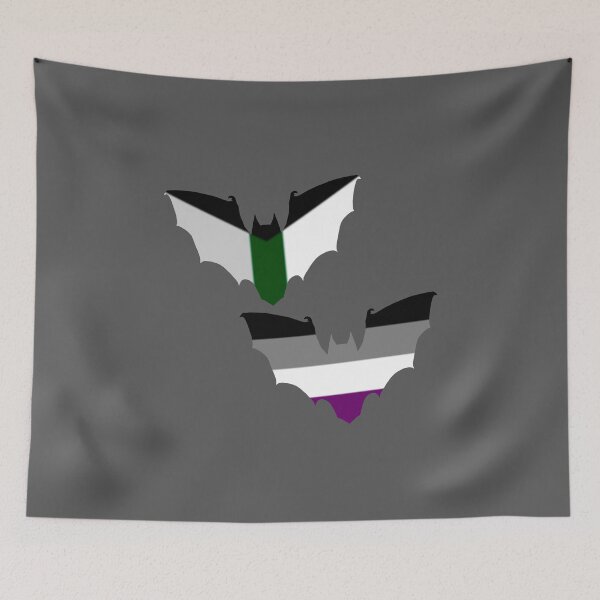 Item preview, Demiromantic Ace Pride Bats designed and sold by shaneisadragon.
