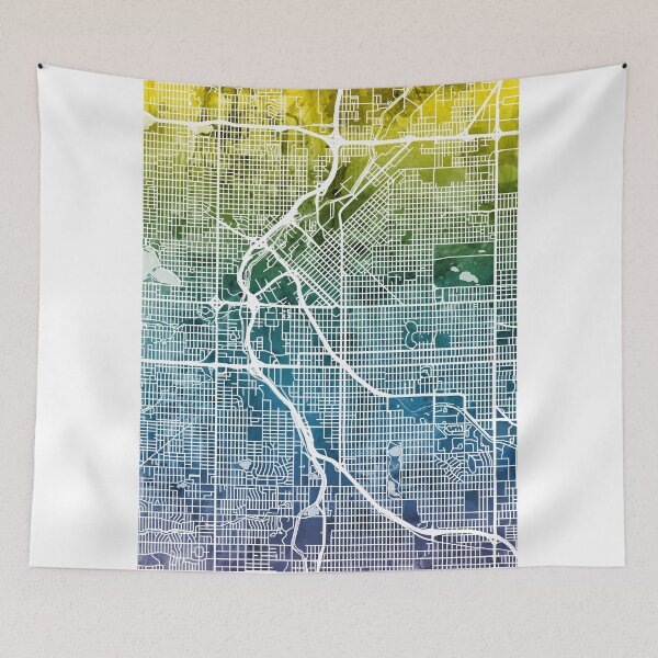 Item preview, Denver Colorado Street Map designed and sold by ArtPrints.