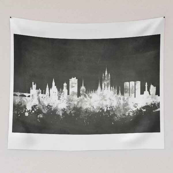 Item preview, Aberdeen Scotland Skyline designed and sold by ArtPrints.