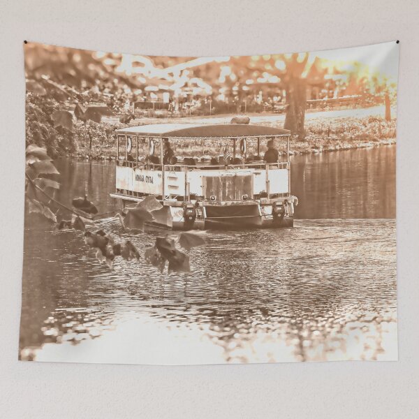 Item preview, Ferry on the River, Kansas City Zoo, Monochrome designed and sold by PhotosByTrish.