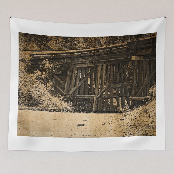 Item preview, Rustic, Wooden Railroad Bridge, Grunge designed and sold by PhotosByTrish.
