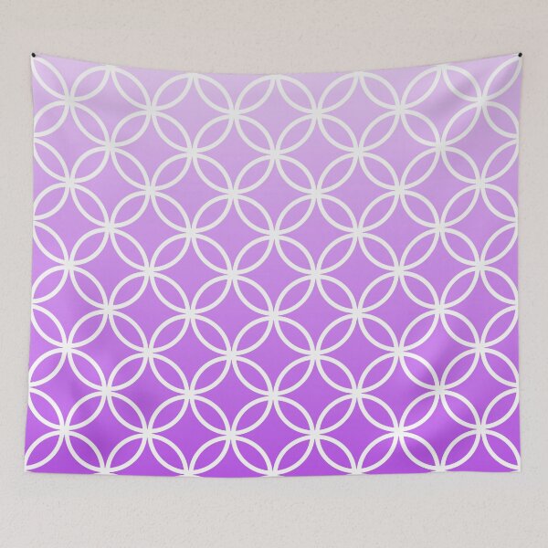 Item preview, Lilac Ombre Lattice Circles designed and sold by ImageNugget.