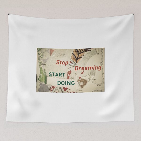 Item preview, Inspirational message - Stop Dreaming Start Doing designed and sold by Stanciuc.