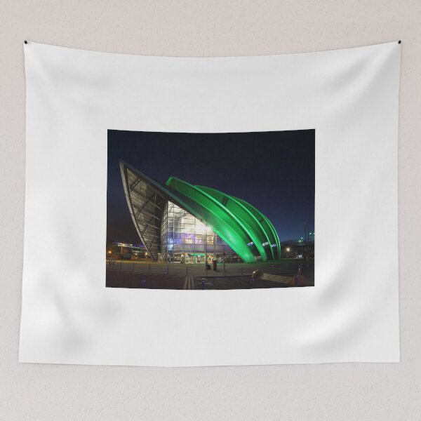 Item preview, Glasgow Clyde Auditorium at Night designed and sold by Maria Gaellman.