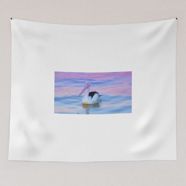 Item preview, Pelican paddling at sunset designed and sold by imaginethis.