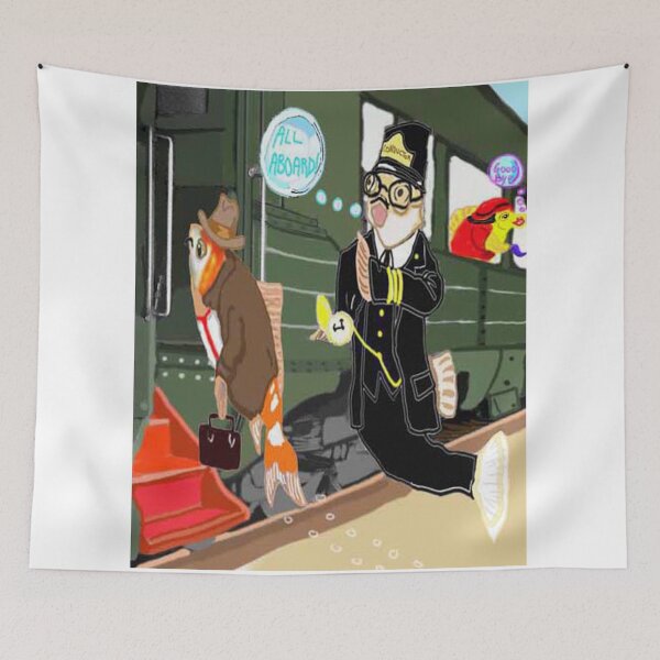 Item preview, Railroad Conductor And His Passengers designed and sold by pinkyjainpan.