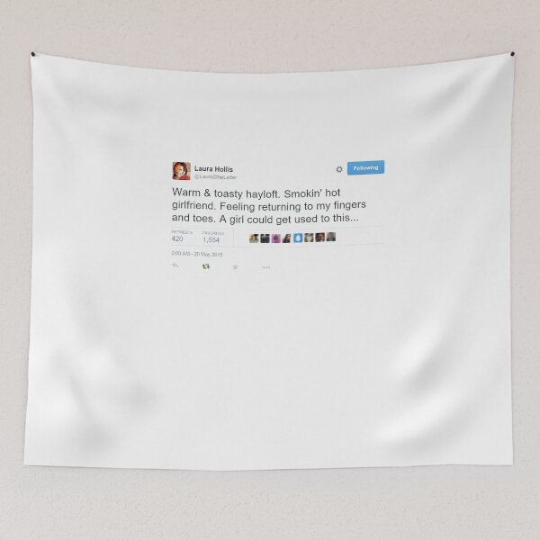 Item preview, Laura Hollis tweet designed and sold by StephJp.