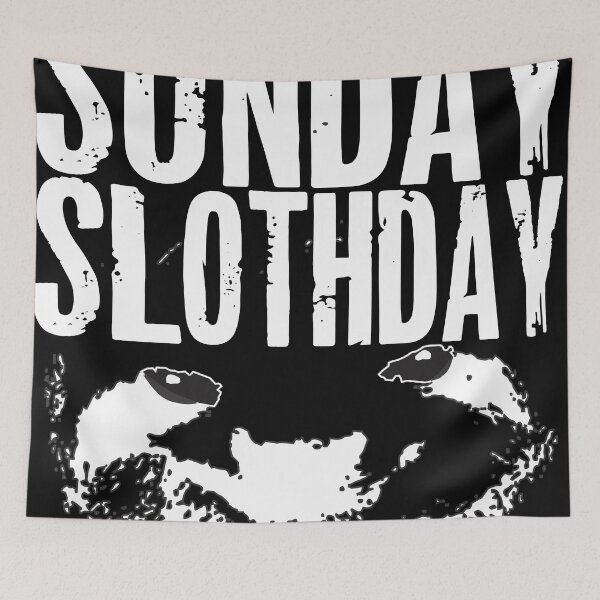 Item preview, sloth black & white designed and sold by Vana Shipton.
