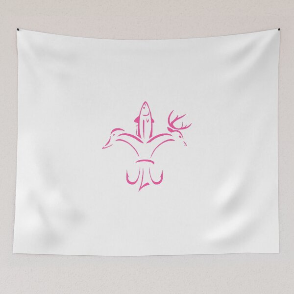 Item preview, Fish Duck Hunt PINK designed and sold by thatstickerguy.