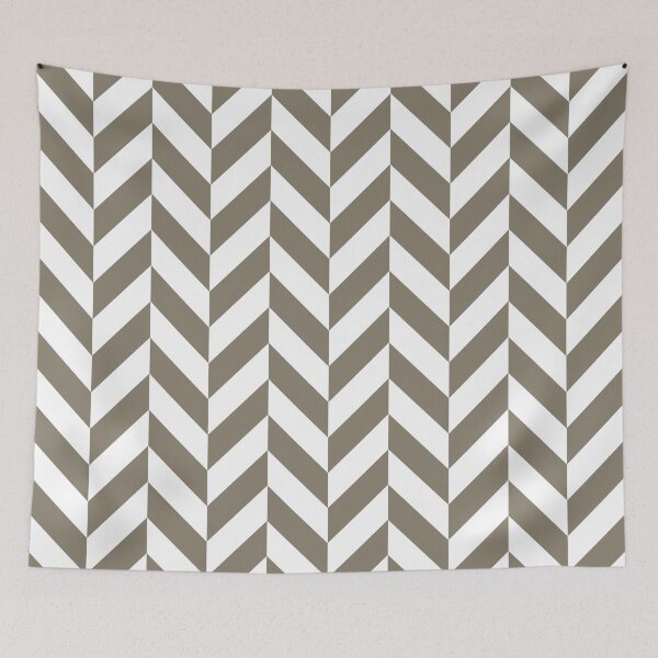 Item preview, WarmGrey Offset Chevrons designed and sold by ImageNugget.