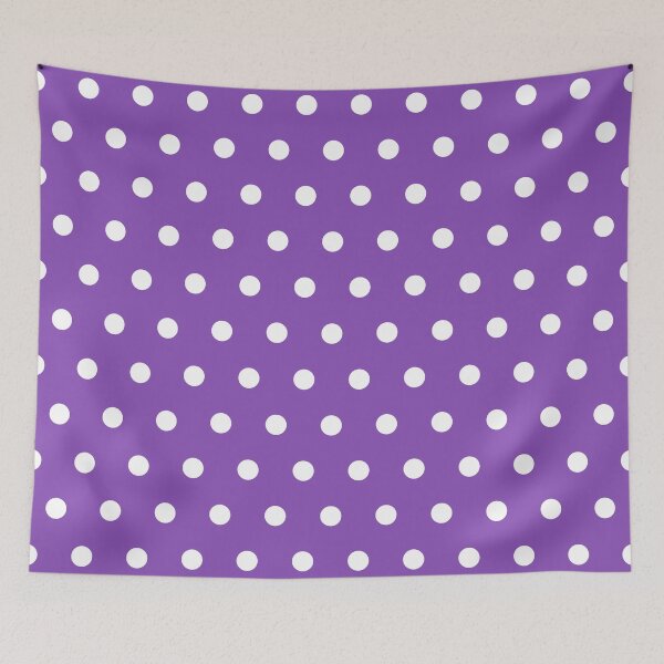 Item preview, Small White Polka Dots on LightPurple background designed and sold by ImageNugget.