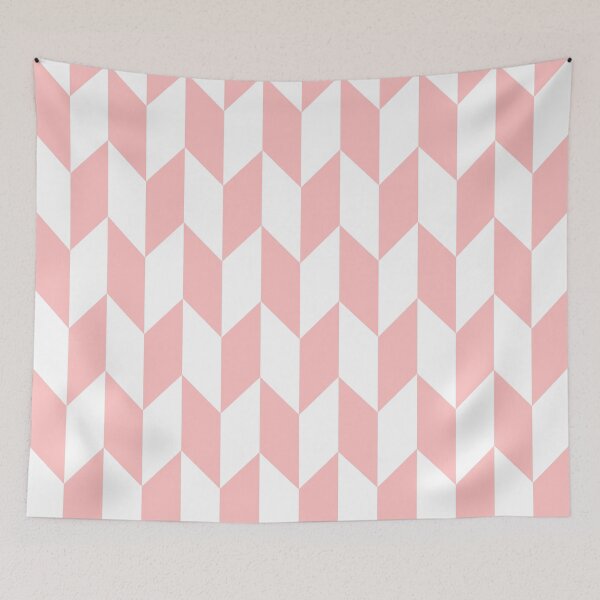 Item preview, LightPink Thick Offset Chevrons designed and sold by ImageNugget.