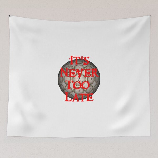 Item preview, It's Never Too Late OFFICIAL Podcast Shirt designed and sold by charliedelong.
