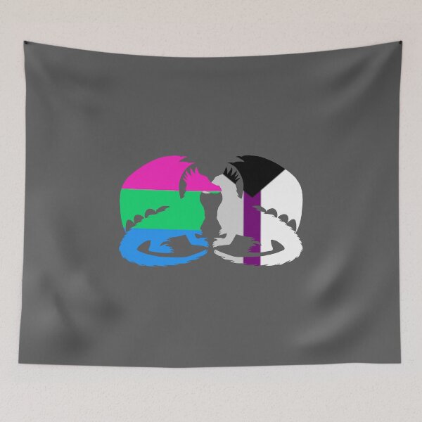 Item preview, Poly Demisexual Pride Dragons designed and sold by shaneisadragon.