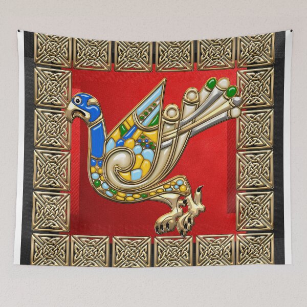 Item preview, Sacred Celtic Eagle on Red and Black  designed and sold by Serge Averbukh Art Studio.