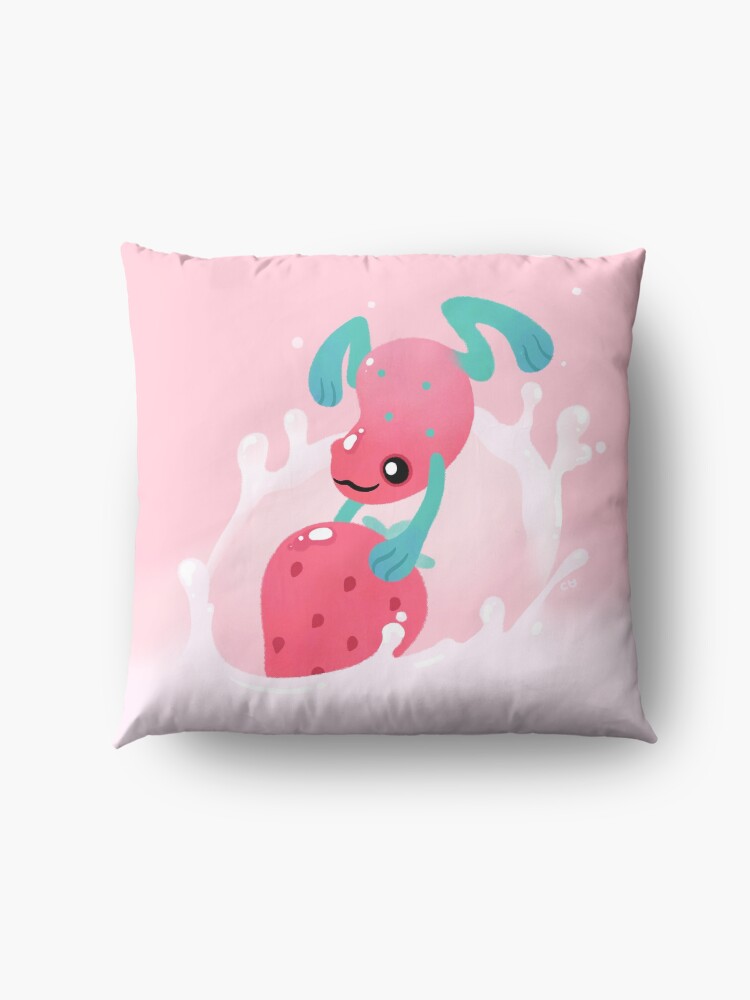 Alternate view of Strawberry poison milk 1 Floor Pillow