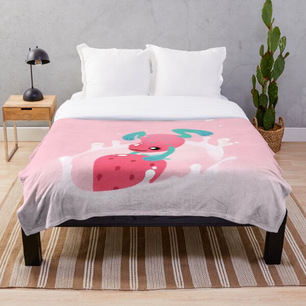 Strawberry poison milk 1 Throw Blanket