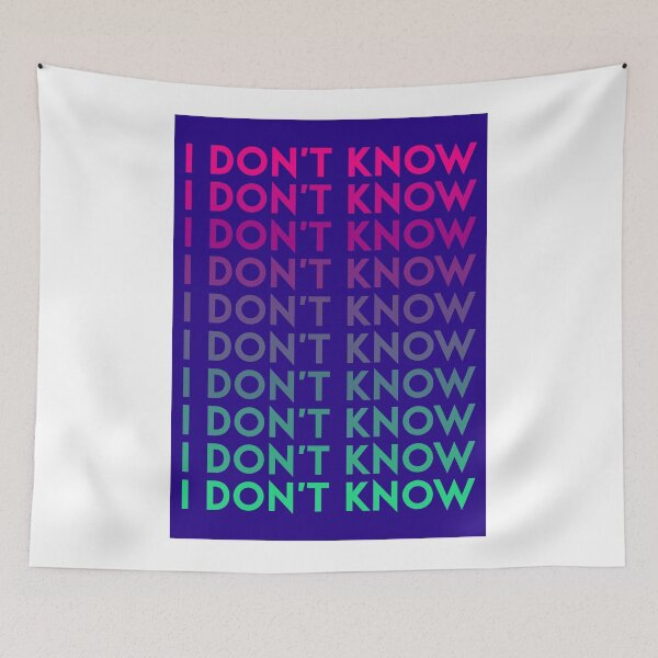 Item preview, I don't know designed and sold by itsmadgical.
