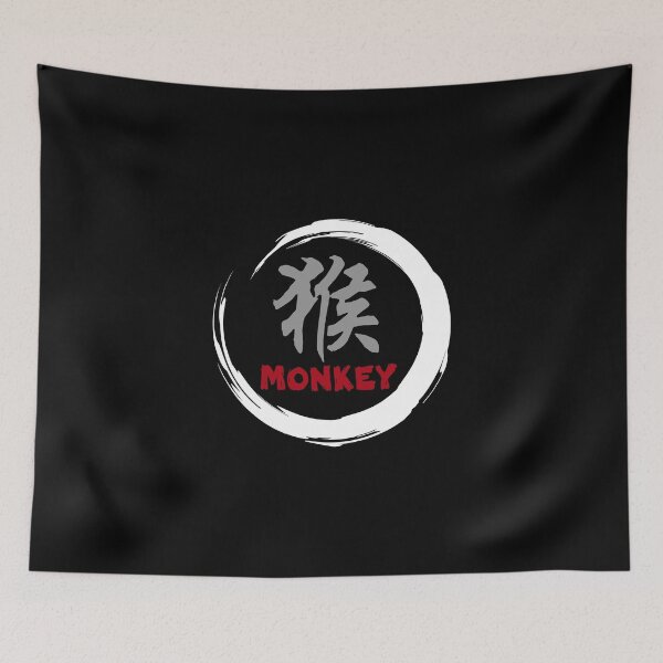 Item preview, Year of The Monkey Chinese Zodiac Monkey Symbol designed and sold by ChineseZodiac.